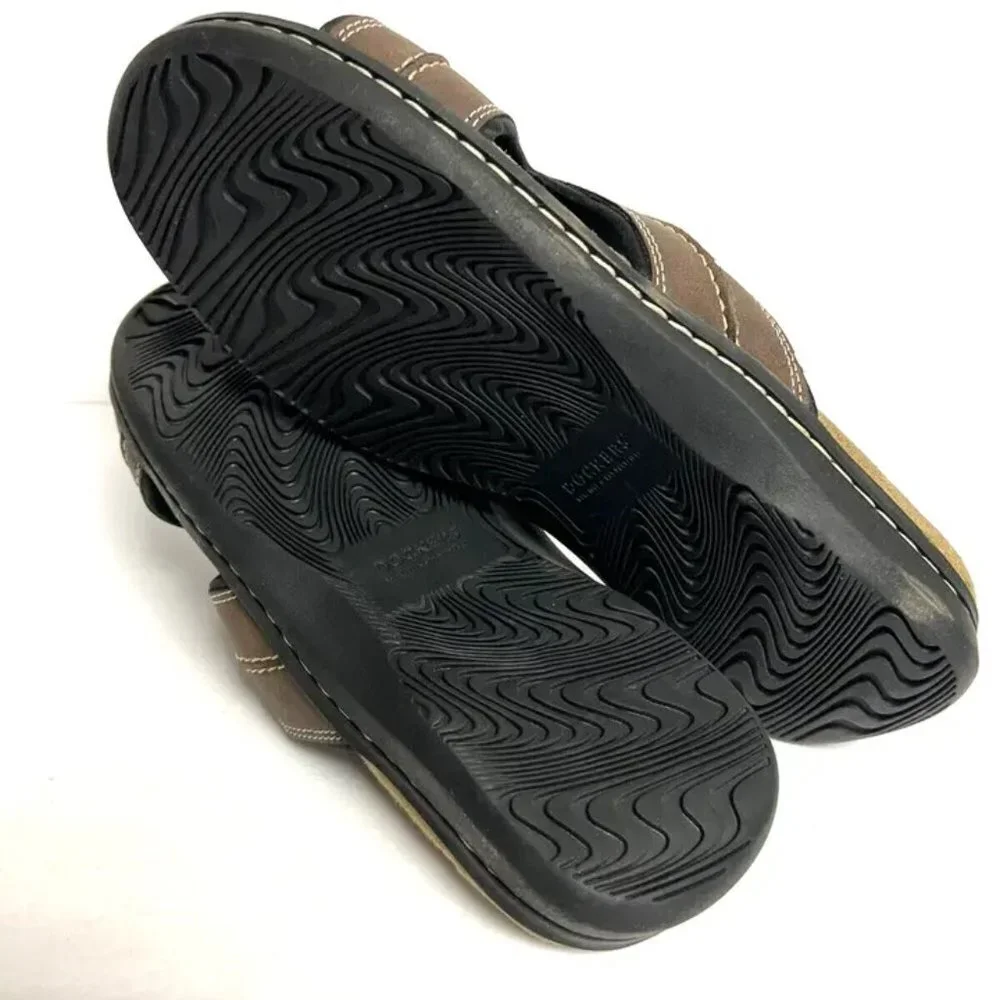 Dockers Mens Sunland Sandal Brown Size 12Wide